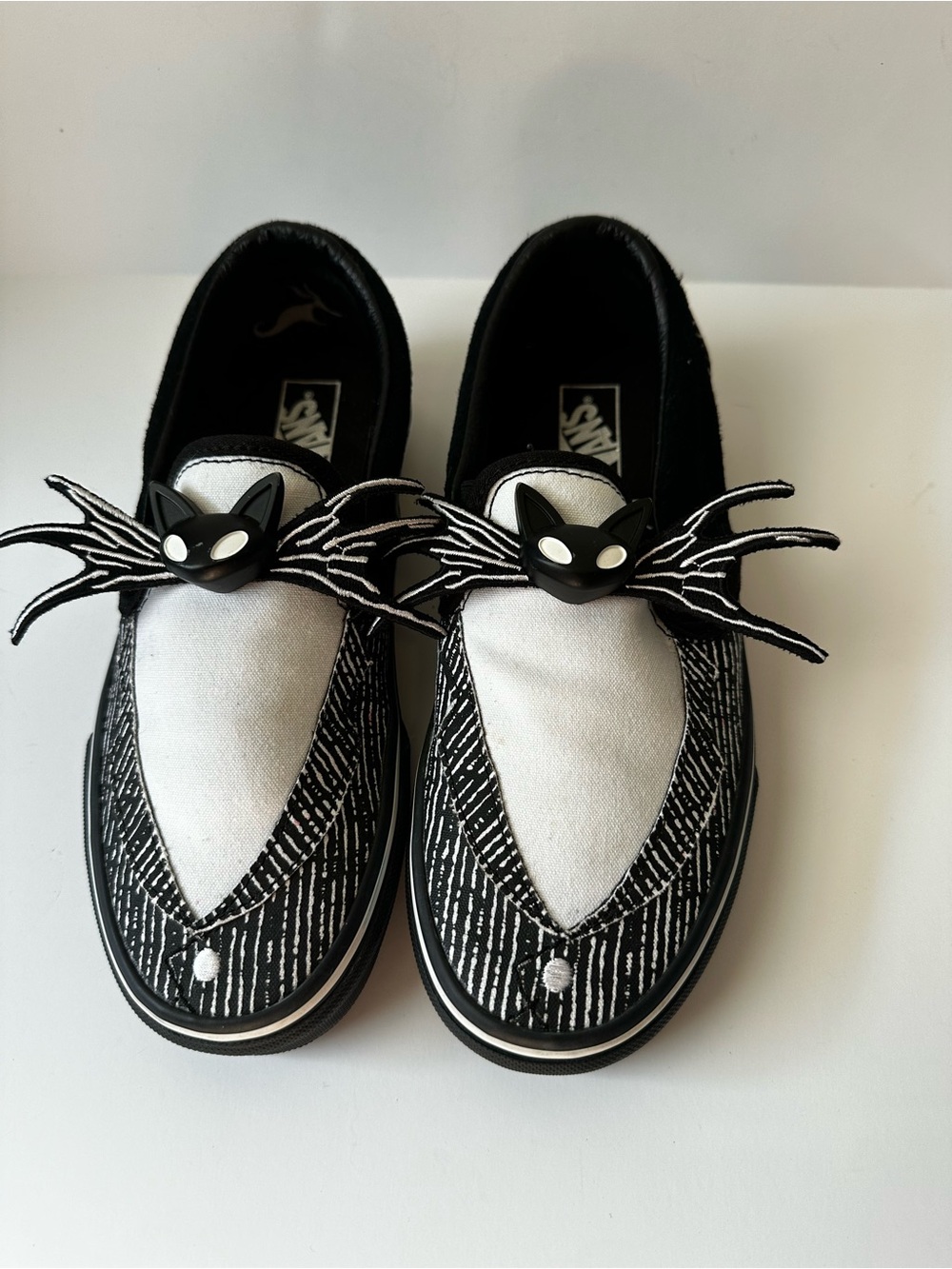 Vans The Nightmare Before Christmas Disney Jack Skellington Slip-On Sneakers 6.5